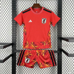 Ensemble Maillot Enfant Japon 2026 - Gardien De But Rouge