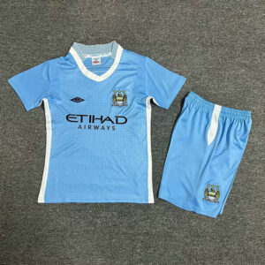 Ensemble Maillot Enfant Manchester City 2011/2012 - Domicile Bleu