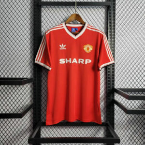 Maillot de foot Manchester United 1983/1984 - Domicile Rouge