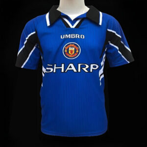 Maillot de foot Manchester United 1996/1997 - Third Bleu