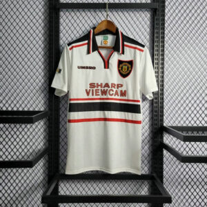 Maillot de foot Manchester United 1997/1998 - Third Blanc