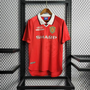 Maillot de foot Manchester United 1999/2000 - Domicile Rouge