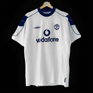 Maillot de foot Manchester United 2000/2001 - Exterieur Blanc