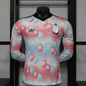Maillot de foot Match Belgique Coupe du Monde exterieur Manches longues 2026
