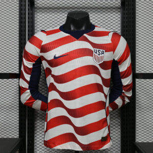 Maillot de foot Match USA Coupe du monde domicile Manches longues 2026