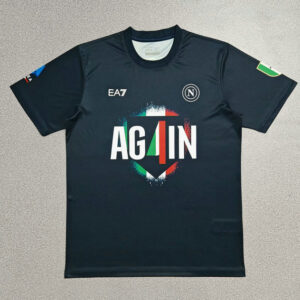 Maillot de foot Naples EA7 2025 - Champion Noir B
