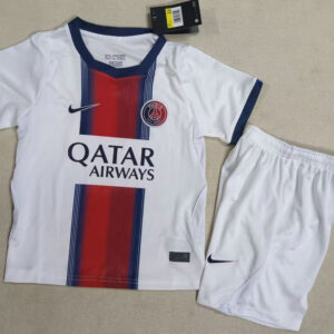 Maillot PSG Enfant 2026 2027 exterieur blanc