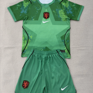 Ensemble Maillot Enfant Pays Bas 2026 - Vert