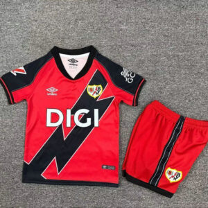 Ensemble Maillot Enfant Rayo Vallecano 2025/2026 - Rouge