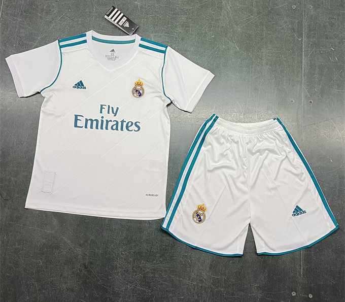 Ensemble Maillot Enfant Real Madrid 2017/2018 - Domicile