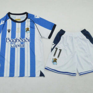 Ensemble Maillot Enfant Real Sociedad 2025/2026 - Copa Del Rey Final