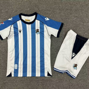 Ensemble Maillot Enfant Real Sociedad 2025/2026 - Domicile
