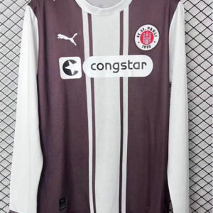 Maillot de foot St. Pauli 2025/2026 - Rétro Manches Longues