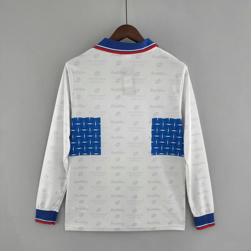 Maillot de foot Universidad Catolica 1996 - Blanc Manches Longues