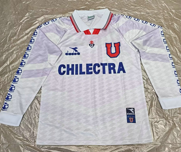 Maillot-Universidad-de-Chile-Vintage-1996-exterieur-manches-longues-blanc-1.jpg Maillot de foot Universidad de Chile 1996 - Exterieur Manches Longues Blanc
