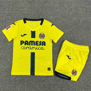 Ensemble Maillot Enfant Villarreal 2025/2026 - Domicile Jaune