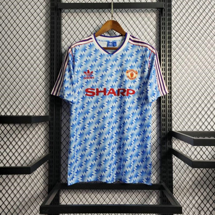 Maillot-Vintage-1990-1992-Manchester-United-Exterieur-1.jpg Maillot de foot Vintage 1990/1992 - Manchester United Extérieur