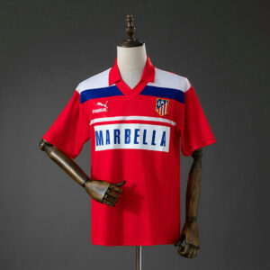 Maillot de foot Vintage Atletico Madrid 1990/1993 - Rouge