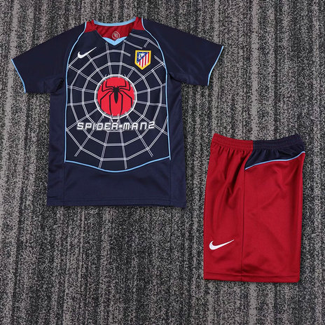 Ensemble Maillot Enfant Vintage Atletico Madrid 2004/2005 - Exterieur