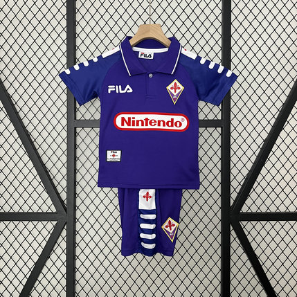 Ensemble Maillot Enfant Vintage Fiorentina 1998/1999 - Domicile Violet