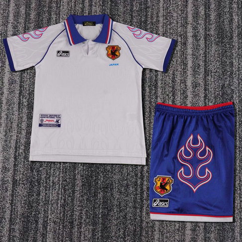 Ensemble Maillot Enfant Vintage Japon 1998 - Exterieur Blanc