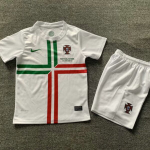 Ensemble Maillot Enfant Vintage Portugal 2012 - Exterieur Blanc