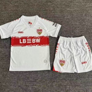 Ensemble Maillot Enfant de foot Stuttgart 2025/2026 - Domicile Blanc