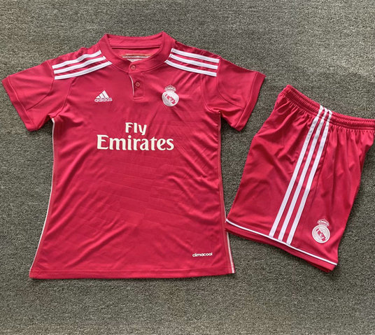 Ensemble Maillot Enfant vintage Real Madrid 2014/2015 - Exterieur