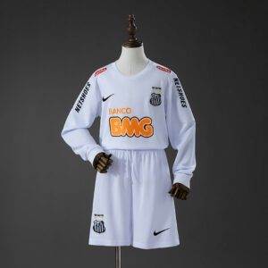 Ensemble Maillot Enfant vintage Santos 2011/2012 - Domicile Manches Longues