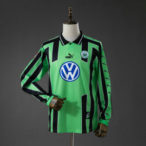 Maillot de foot vintage Wolfsburg 1999/2000 - Exterieur Manches Longues