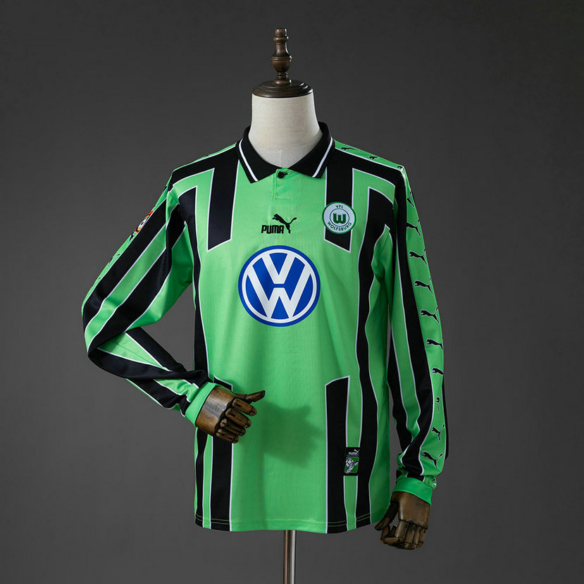 Maillot de foot vintage Wolfsburg 1999/2000 - Exterieur Manches Longues