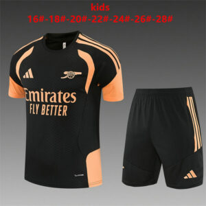 Ensemble Maillot Enfant Arsenal 2026/2027 - Noir