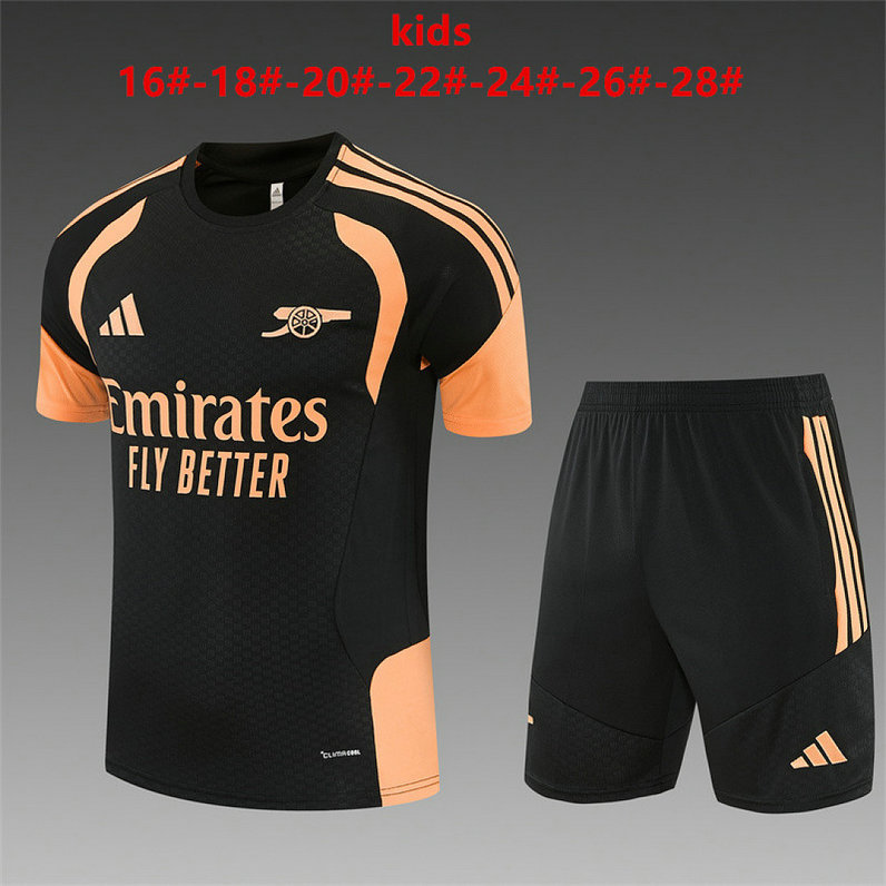 Ensemble Maillot Enfant Arsenal 2026/2027 - Noir