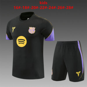 Ensemble Maillot Enfant Barcelone 2026/2027 - Noir