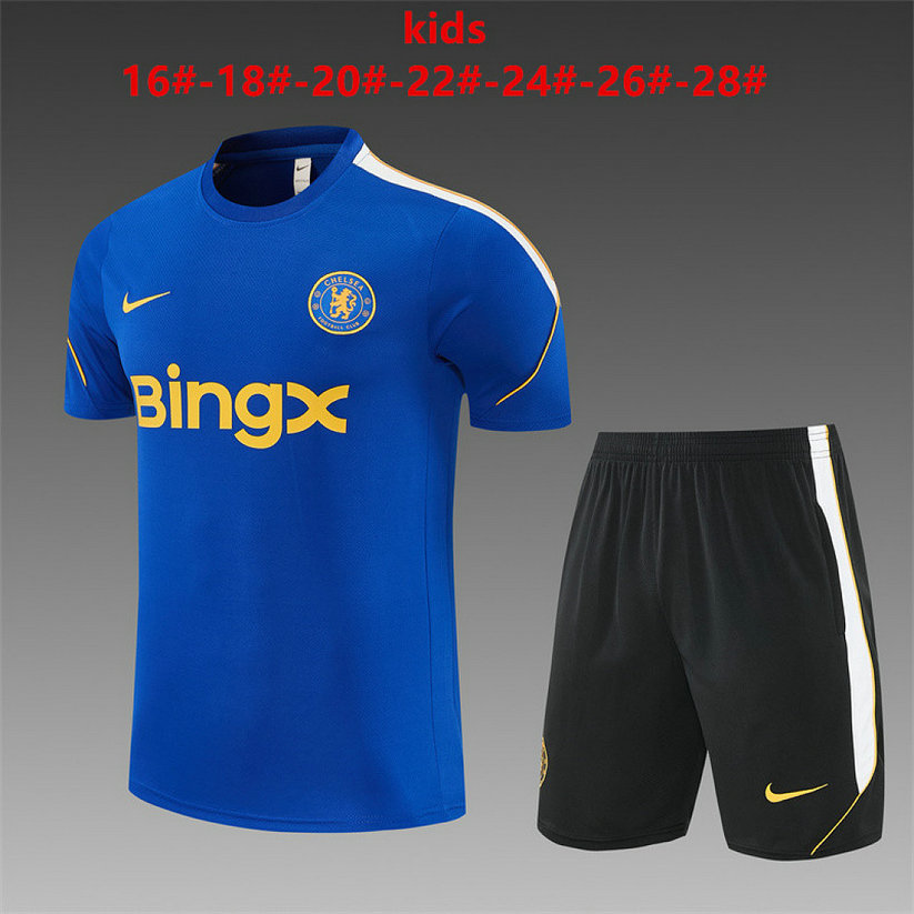 Ensemble Maillot Enfant Chelsea 2026/2027 - Bleu