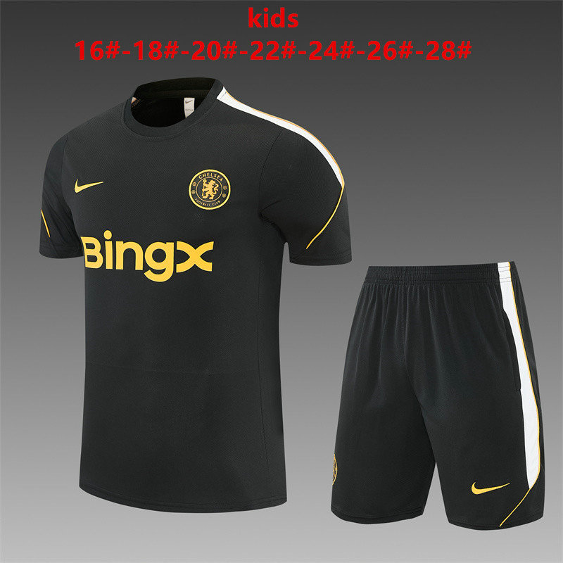 Ensemble Maillot Enfant Chelsea 2026/2027 - Noir