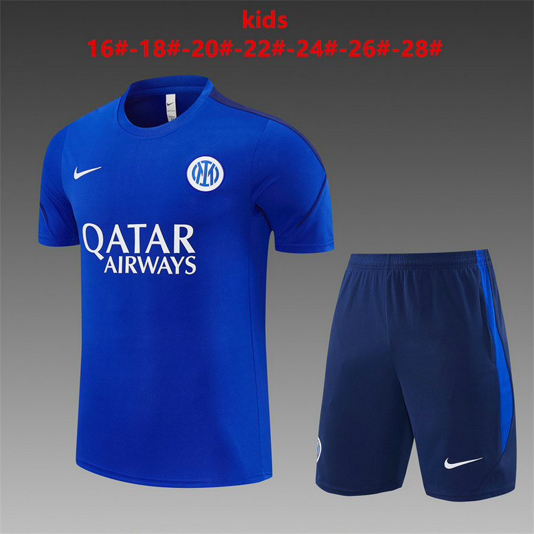 Ensemble Maillot Enfant Inter Milan 2026/2027 - Bleu