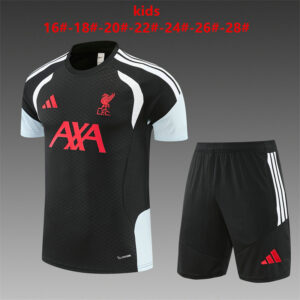 Ensemble Maillot Enfant Liverpool 2026/2027 - Noir