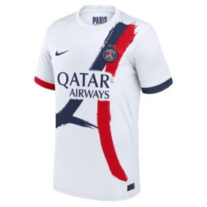 Ensemble Maillot Enfant PSG 2025 2026 – Blanc Flocage Champions Of Europe – 26