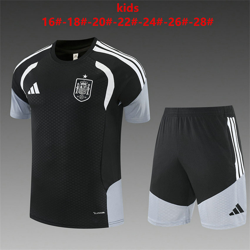 Ensemble Maillot Enfant Maillot Espagne 2026/2027 - Noir