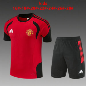 Ensemble Maillot Enfant Manchester United 2026/2027 - Rouge