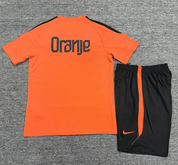 Ensemble Maillot Enfant Pays Bas 2026/2027 - Orange