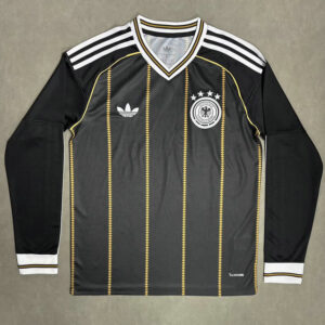 Maillot de foot Allemagne 2026/2027 - Noir C Manches Longues