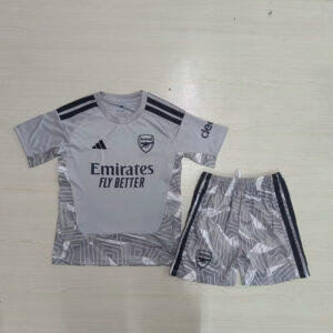 Ensemble Maillot Enfant Arsenal 2026/2027 - Gardien De But Gris
