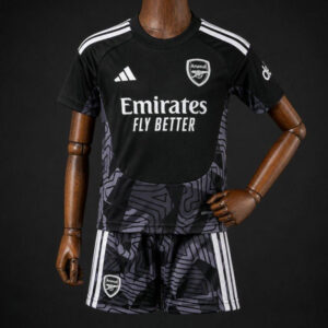 Ensemble Maillot Enfant Arsenal 2026/2027 - Noir Gris