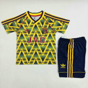 Ensemble Maillot Enfant Arsenal 1991/1993 - Jaune
