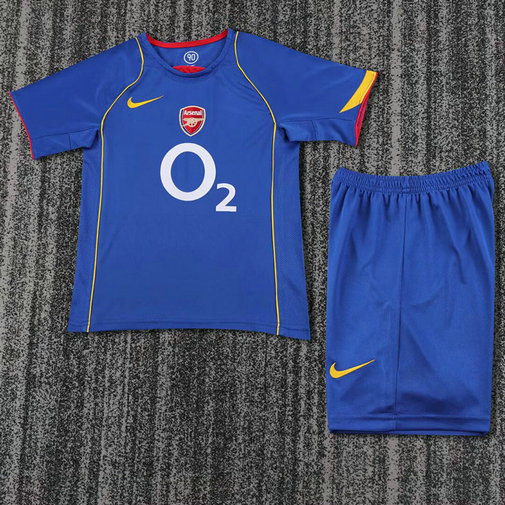 Ensemble Maillot Enfant Arsenal 2004/2005 - Exterieur Bleu