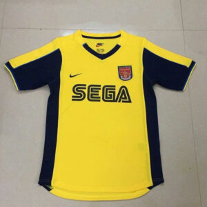 Maillot de foot Arsenal 1999/2000 - Exterieur Jaune