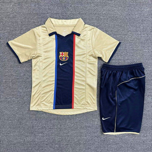 Ensemble Maillot Enfant Barcelone 2001/2002 - Exterieur