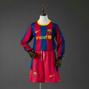 Ensemble Maillot Enfant Barcelone 2010/2011 - Domicile Manches Longues